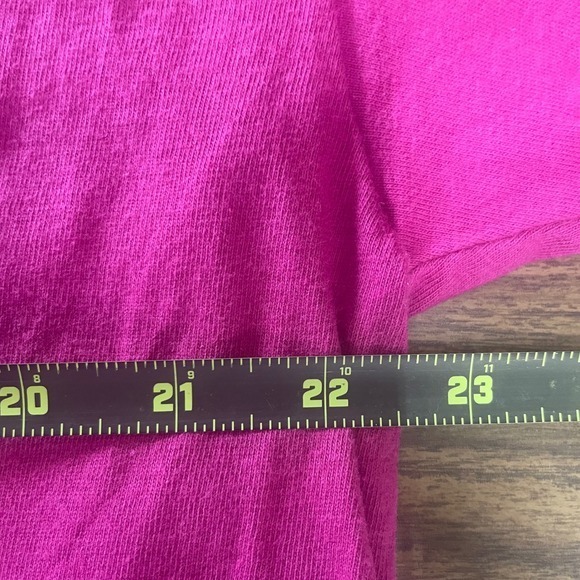 Delta Ringspun Pink T-Shirt Short Sleeve Crew Neck Casual XL - Picture 7 of 10